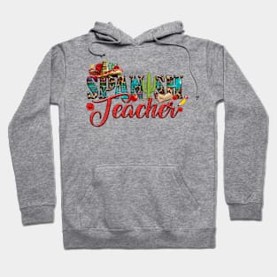 Spanish Teacher Language Western Cinco de Mayo Teaching Hoodie